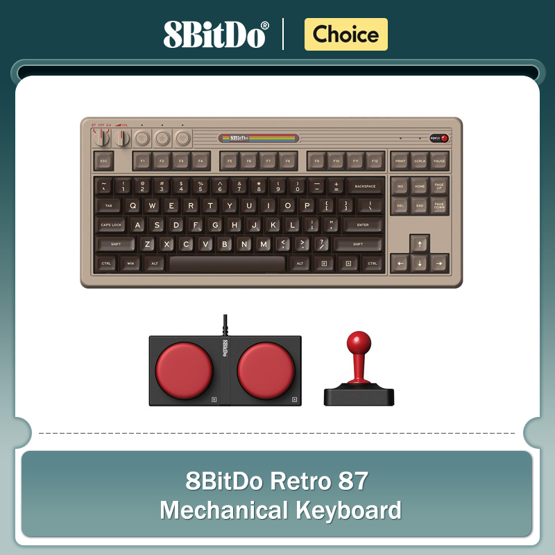 Gaming Accessories Keyboards - Keyboard Mekanis Retro 8BitDo, Keyboard Gaming