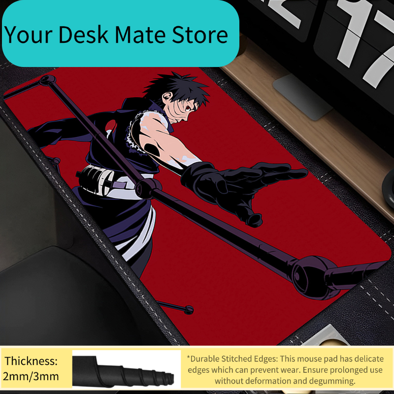 Gaming Accessories Tablet - Alas Mouse 90x40cm Anime Naruto Obito