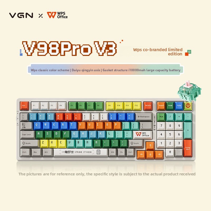 Gaming Accessories Brands - VGN V98Pro V3 Keyboard Mekanik E-Sports