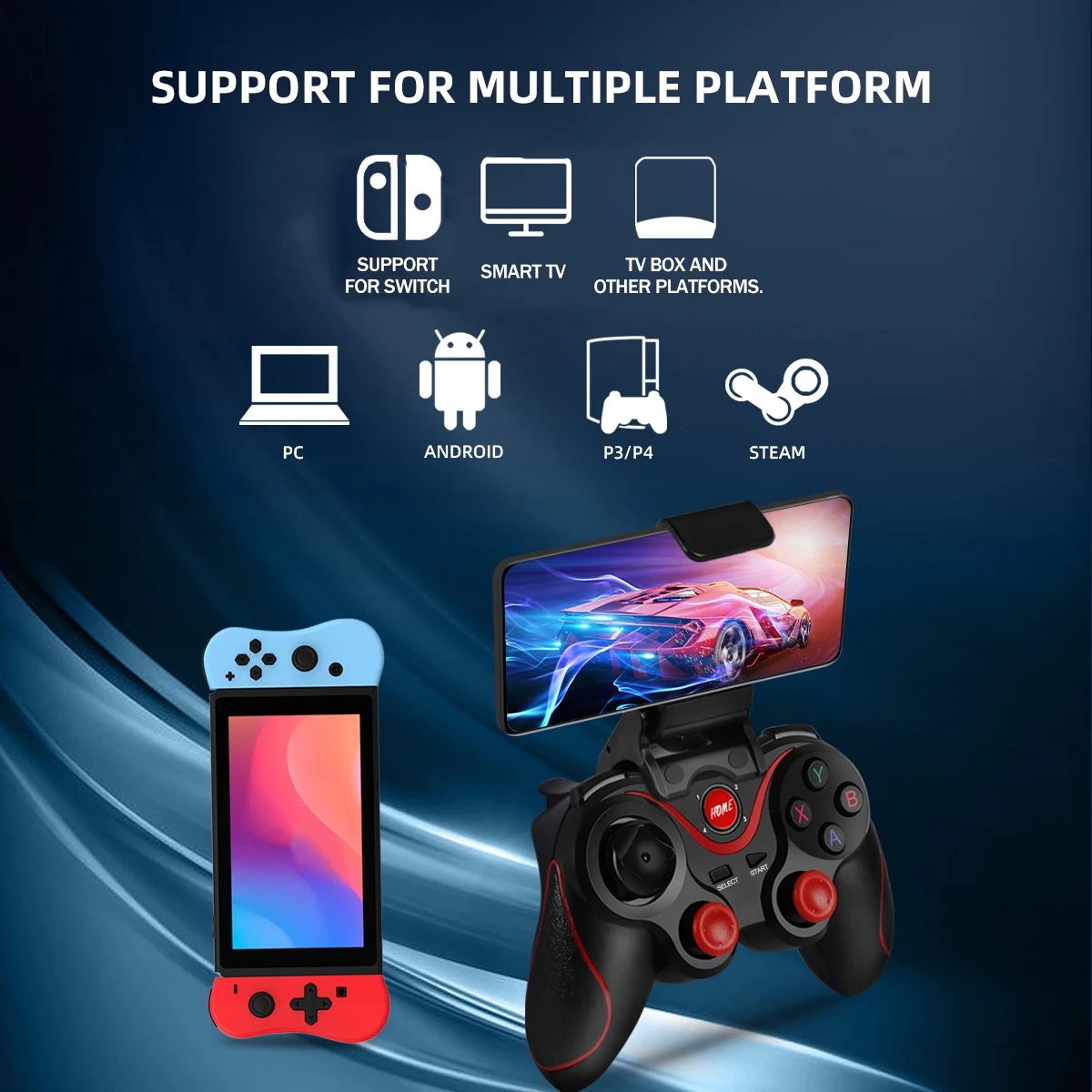 Gamepad Bluetooth nirkabel, Ga - Gaming Accessories Tablet ulasan dan harga