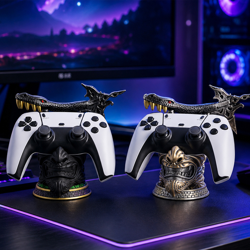 Dudukan Pengontrol Game Resin  - Gaming Accessories Desktop ulasan dan harga