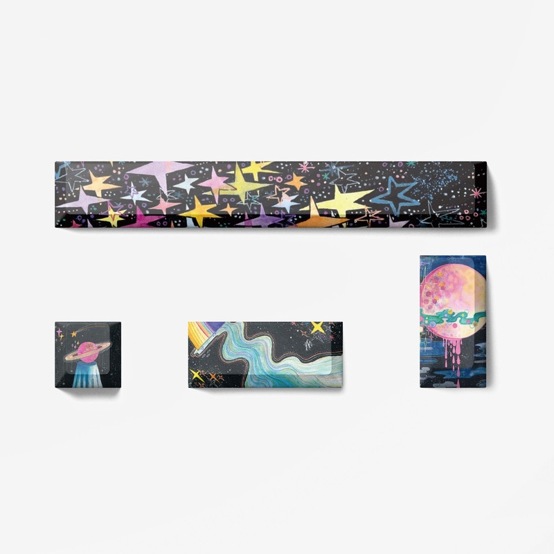 Keycaps PBT Hot-Sublimation Ta - Gaming Set Accessories ulasan dan harga