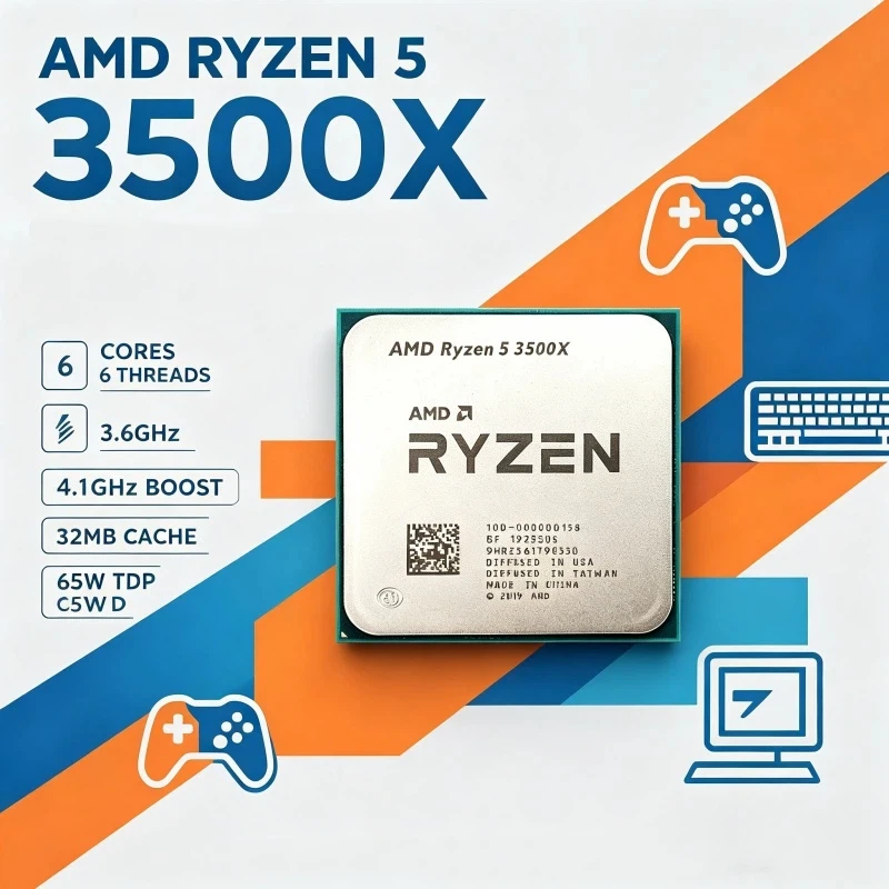 AMD Ryzen 5 3500X AM4 CPU Desk - Gaming Accessories Stand ulasan dan harga