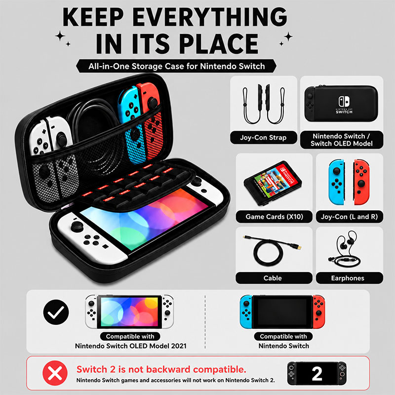 Tas Penyimpanan Keras Warna Ma - Gaming Accessories Bag ulasan dan harga