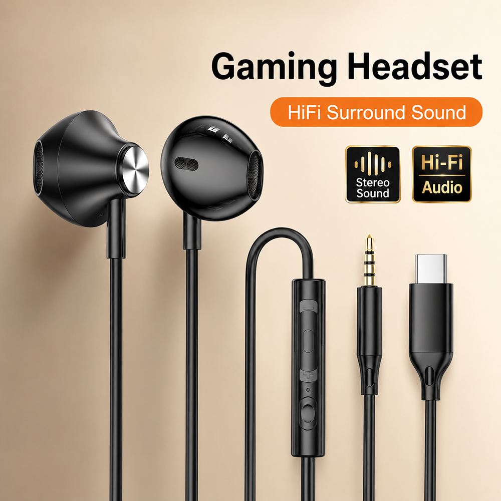 Headphone HiFi Surround Suara  - Gaming Accessories Tablet ulasan dan harga