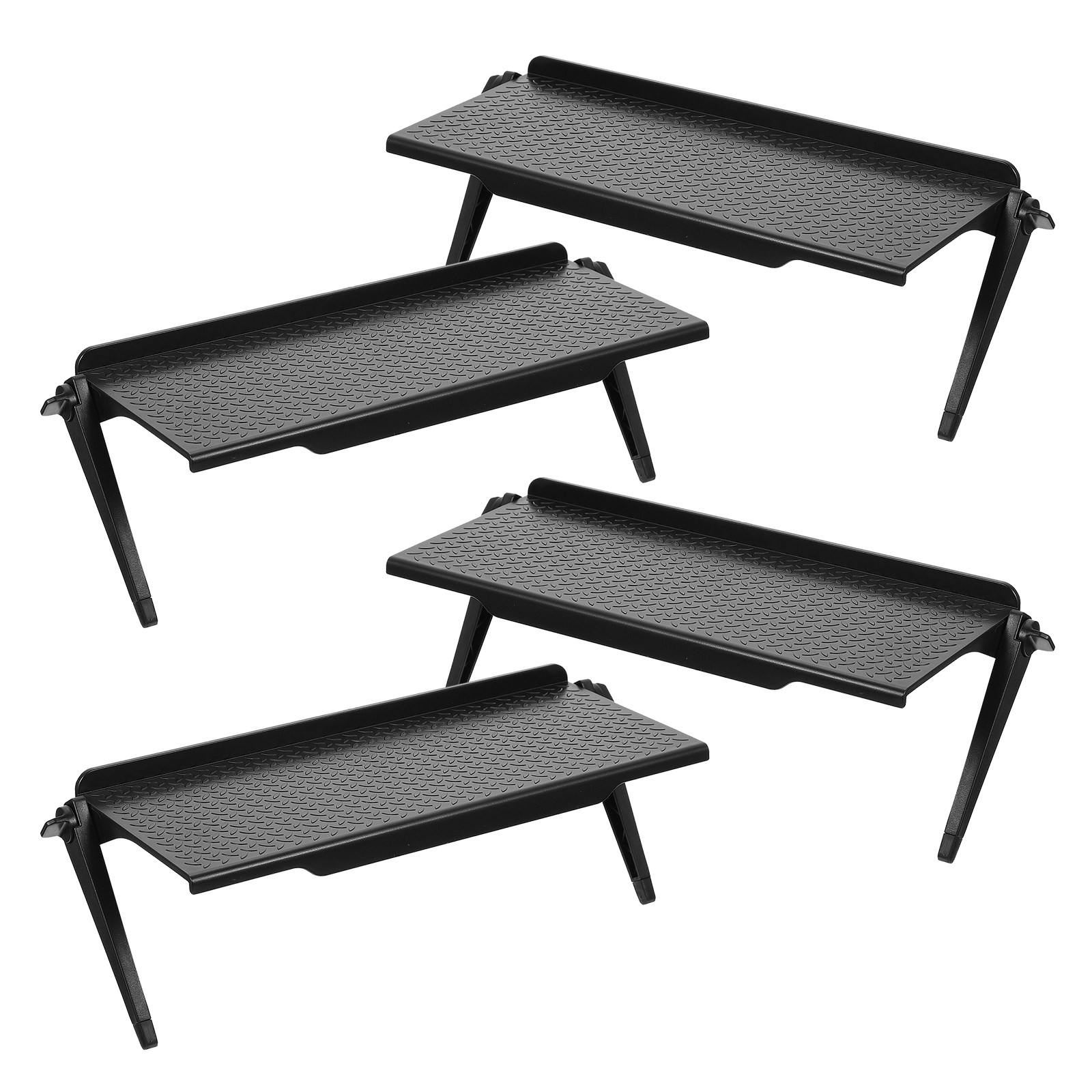 4 Buah Rak Aksesori TV Plastik - Gaming Accessories Stand ulasan dan harga