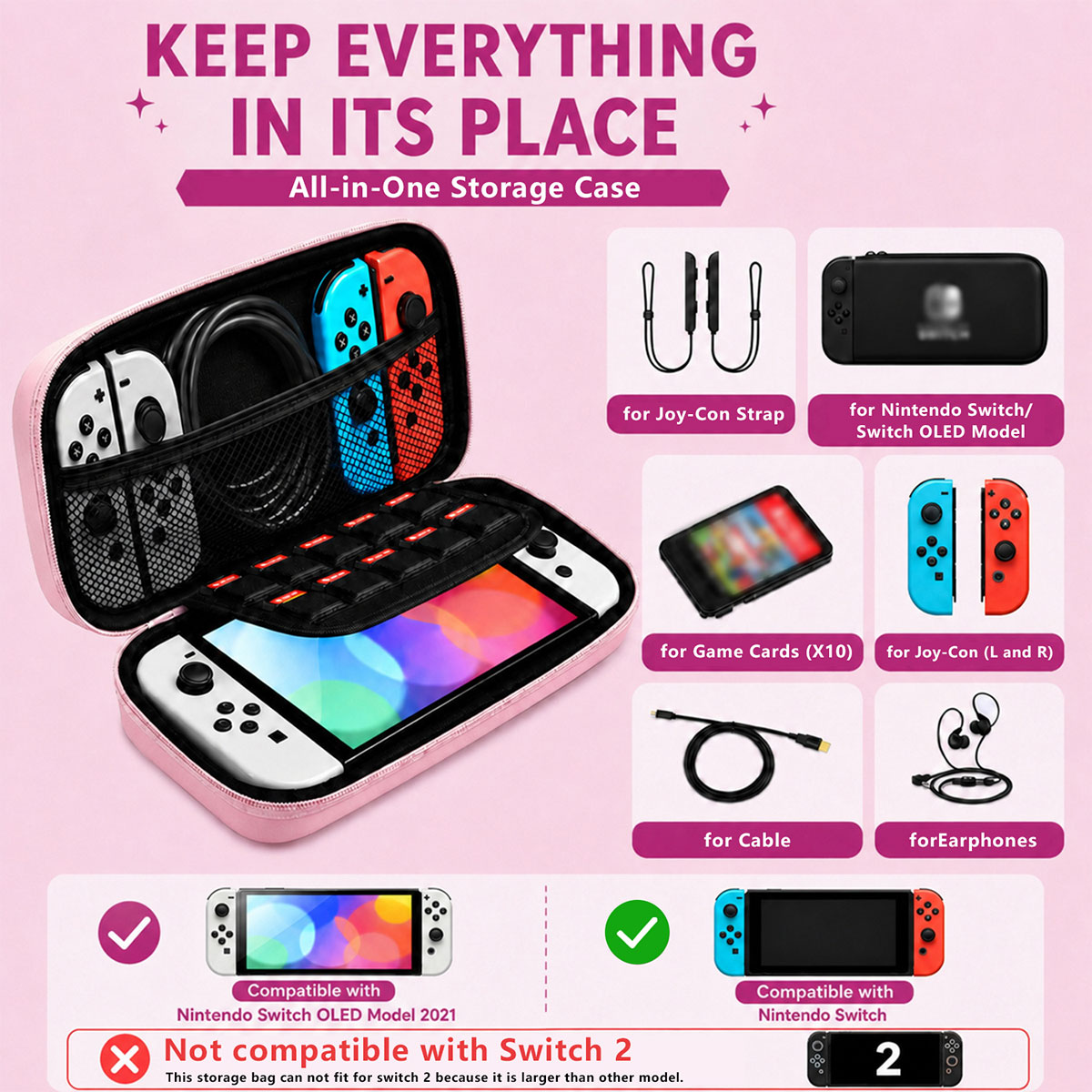 Tas Penyimpanan Keras Warna Ma - Gaming Accessories Bag ulasan dan harga